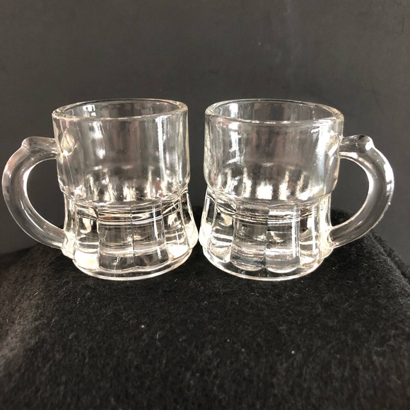 Federal Glass Dining Vintage Clear Federal Glass Shot Glass Mug
